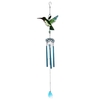 Verre à vent carillon oiseau en forme de libellule ornement suspendu carillons éoliens multi-tubes