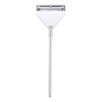 Verre Aquarium Algae grattoir Fish Tank Cleaner outil de nettoyage taille réglable avec lame alternative