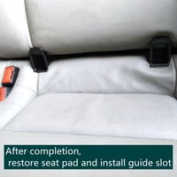 Verrou de fixation universel pour ceintures de sécurité automobile en acier pour ISOFIX Connecteur de ceinture de verrouillage du support de ceinture de sécurité pour Audi A4 A6