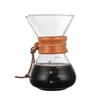 Verser sur la cafetière Carafe en verre sans papier de 14 oz avec filtre en acier inoxydable