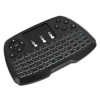 Version anglaise 4 couleurs Clavier QWERT sans fil 2, 4 GHz rétroéclairé