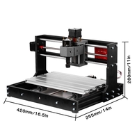 Version de mise à niveau CNC 30*18 PRO GRBL Control DIY Mini CNC Machine
