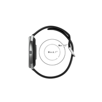 Version mondiale Haylou Smart Watch Solar LS05 + Bracelets de montre compatibles avec Haylou Solar LS05 Blanc