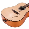 VERTECHnk VS-8M Active Soundhole Pickup transducteur Humbucker + Microphone Double système de préhension avec 6.35mm Endpin Jack Contrôle du volume pour guitare folk acoustique