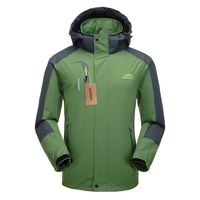 Veste à capuche amovible imperméable Lixada pour homme