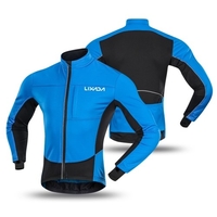 Veste de cyclisme coupe-vent pour hommes Lixada Winter Thermal Polar Fleece