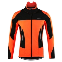 Veste de cyclisme homme coupe-vent à manches longues maillot de vélo VTT veste de vélo de montagne manteau