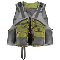 Veste de pêche à la mouche multi-poches gilet gilet de pêche en maille en plein air