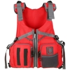 Veste de sauvetage de pêche réglable gilet de sauvetage de sécurité veste multifonctionnelle extérieure