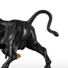 Vigoureuse Bull Sculpture en bronze pleine de Momentum Force Sculpture animale Bull