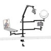 VIJIM LS21 Tabletop Live Broadcast Boom Arm Support de bureau multi-bras avec 4 bras flexibles pour le montage d