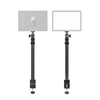 VIJIM Support de table réglable en hauteur 3 sections 103cm / 3.4ft 1.5KG Charge utile avec pince de table à tête sphérique pivotante à 360 ° amovible Interface universelle de 1/4 pouce pour éclairage vidéo LED Montage sur support de téléphone p