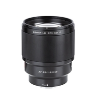 Viltrox AF 85/1.8 II XF Objectif principal à mise au point automatique F1.8 Objectif à grande ouverture compatible avec les appareils photo FUJIFILM X-Mount X-A1/2/3/5/7/10/20 X-E1/2/2S/3 X -H1 X-M1 X-Pro1/2/3 X-T1/2/3/4/10/20/30/100/200