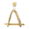 Vintage corde en bois porte-papier hygiénique Loo porte-rouleau porte-serviettes porte-rouleau de toilette pour toilette salle de bain décoration industrielle corde