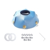 Vintage Lampshade LED Lamp Protective Cover Decorative Light PU Leather Camping Lampshade Compatible with Goalzero and Ledlenser ML4