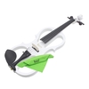 Violon électrique 4/4 érable bois violon Instrument à cordes avec raccords ébène câble casque cas de musique amateurs débutants