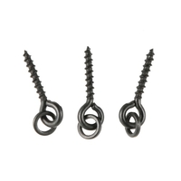 Vis 100Pcs filetées Boilie Bait pour Carp cheveux Rigs Crochets Pêche à la carpe Terminal Tackle