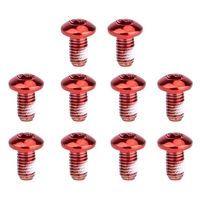 Vis de disque de couleur de vélo ZTTO vis de disque de vélo de montagne plaquette de frein à disque T25 vis M5 * 10 vis de fixation de frein