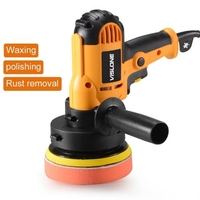 Vislone 5〃220V Polisseuse de voiture 700W Ponceuse électrique AU Plug avec 10Pcs papier de verre 3Pcs Éponge de roue de polissage 1Pcs Kits de tampons de polissage en laine