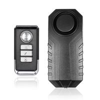 Vélo / Electrique Tricycle / Porte / Fenêtre Vibration Alarme Intelligent anti-vol Alarme Télécommande sans fil Alarme Supper Loud Waterproof Sensibilité réglable