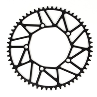 Vélo Cyclisme Vélo Creux Crémaillère Unique Manivelle Roue Vélo Pliant Crankwheel Pédalier BCD 130 MM 5 Trous Pédalier 50 T / 52 T / 54 T / 56 T / 58 T