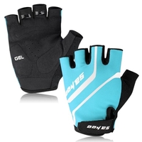 Vélo de sport VTT Gants de cyclisme à demi-doigt Vélo antidérapant Gants à doigts courts Gants d
