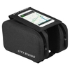 Vélo de vélo Top Tube sac étanche à la pluie vtt vélo cadre avant écran tactile sac de téléphone portable sacoche