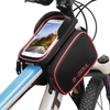 Vélo Top Tube Téléphone Sac Vélo Vélo Avant Cadre Sac Mobile Téléphone Titulaire Poche Vélo Téléphone Attachement Mont