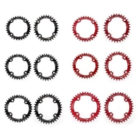 Vélo étroit plateau large Pédalier ovale rond unique Chainwheel MTB vélo de montagne BCD 104 MM Chainrings 32T / 34T / 36T