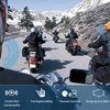 VNETPHONE V6-1200 casque de moto BT interphone casque en temps réel BT interphone CSR puce IP65 étanche niveau noir 2 pièces