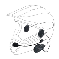 VNETPHONE V8 SV casque de moto BT interphone casque interphone duplex complet NFC appariement rapide fonction FM compatibilité large