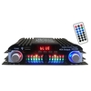 Voiture BT5.0 amplificateur de puissance Audio 4 canaux Home cinéma récepteur stéréo 12 V avec Radio FM USB/SDCard/AUX-in écran LCD