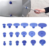 Voiture Dent Lifter Réparation Outil Débosselage sans peinture Supprimer T-Bar Slide Marteau 18 Pcs Onglets pour Voiture Auto Carrosserie Dégâts De Grêle