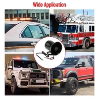 Voiture Moto Porte-voix 6 Ton Haut-Parleur Traditionnel Hooter Sonner Alarme Incendie Criant Ambulance Blaring Police Siren