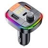 Voiture MP3 lecteur de musique BT FM émetteur récepteur Radio PD/USB chargeur de voiture mains libres appel Support u-disque lecture affichage de la tension
