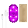 Voiture sans fil lumière LED intérieur lampe ambiante toucher contrôle veilleuses Auto toit plafond lampes de lecture pour porte pied coffre boîte de rangement étagère