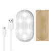 Voiture sans fil lumière LED intérieur lampe ambiante toucher contrôle veilleuses Auto toit plafond lampes de lecture pour porte pied coffre boîte de rangement étagère