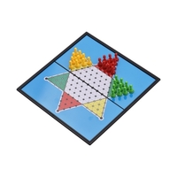 Voyage Ludo Jeu Magnétique Chinois Checker Jeux De Vol Tableau Pliable Échecs Volants Divertissement Cadeau Éducatif pour Enfants Étudiants Adultes Famille Maison Voyage Scolaire
