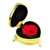 Vraie fleur de rose conservée en cadeau boîte en forme de coeur Rose éternelle cadeau pour les femmes fête des mères saint valentin mariage romantique