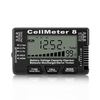 Vérificateur de batterie numérique 8 en 1 Testeur de batterie Li-ion Lipo LiFe Testeur de tension NiMH