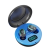 Véritables écouteurs sans fil Bluetooth 5.0 Mini TWS Écouteurs Casque de sport anti-transpiration Écouteurs intra-auriculaires avec micro Étui de charge Batterie Affichage numérique
