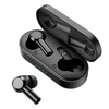 Véritables écouteurs sans fil BT 5.0 Écouteurs Intra-auriculaires Écouteurs de musique anti-transpiration Casque de sport Contrôle tactile avec micro Étui de charge 400mAh