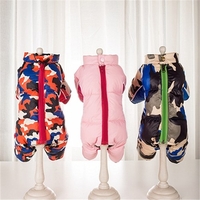 Vêtements pour chiens de compagnie Hiver Veste Chaude Épais Manteau Chiot Petits Chiens Animaux Vêtements