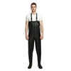 Wader de poitrine de pêche Wader imperméable avec des bottes taille pantalon de wading avec poche pantalon de pêche en PVC pour les sports nautiques