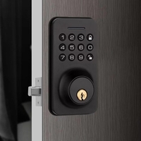 WAFU Smart Door Lock 4 Chemins déverrouillés tuya BT Connexion APP Déverrouiller le mot de passe Déverrouillage pour les appartements résidentiels