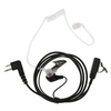 Walkie Talkie Heaphones 2 Broches Tube Acoustique Caché Écouteur Casque avec Big Mic PTT pour Motorola Deux Voies Radio Talkie Walkie M Plug
