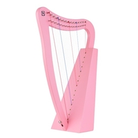 Walter.t Instrument à cordes en bois pour harpe lyre 15 cordes
