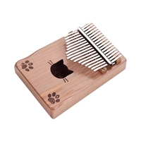 Walter.t WK-171MP Portable 17 touches Kalimba Piano Mbira Bois D