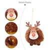 Wapiti Arbre De Noël Pendentifs Ornement En Bois Suspendus Elk Signe Joyeux Noël Arbre De Noël Décorations Suspendues DIY Ornements De Fête De Noël