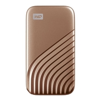 WD My Passport SSD 500 Go Type-C Disque SSD portable Technologie haute vitesse NVMe Chiffrement matériel AES 256 bits Gris